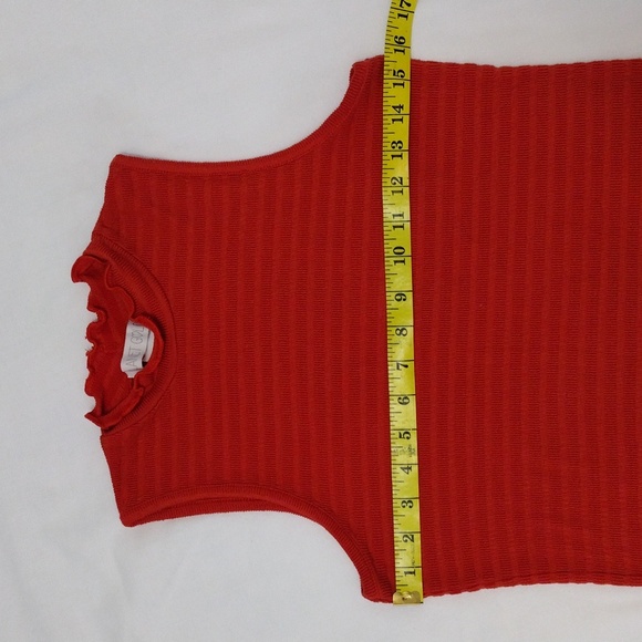 Planet Gold Women's Tank Top Size M Orange - Picture 5 of 8